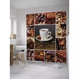 Шторка-занавеска для ванной JOYARTY