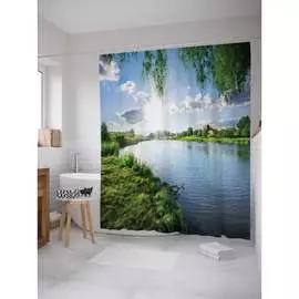 Шторка-занавеска для ванной JOYARTY