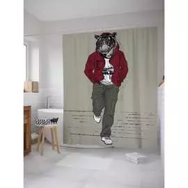 Шторка-занавеска для ванной JOYARTY