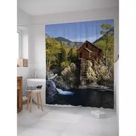 Шторка-занавеска для ванной JOYARTY