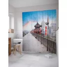 Шторка-занавеска для ванной JOYARTY