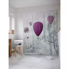 Шторка-занавеска для ванной JOYARTY