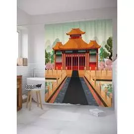 Шторка-занавеска для ванной JOYARTY