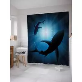 Шторка-занавеска для ванной JOYARTY