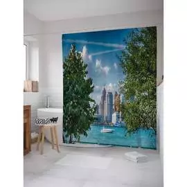 Шторка-занавеска для ванной JOYARTY