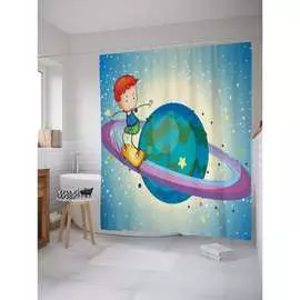 Шторка-занавеска для ванной JOYARTY