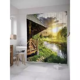 Шторка-занавеска для ванной JOYARTY