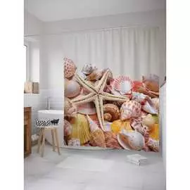 Шторка-занавеска для ванной JOYARTY