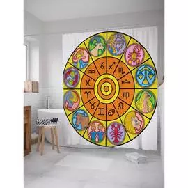 Шторка-занавеска для ванной JOYARTY