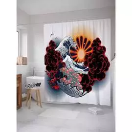 Шторка-занавеска для ванной JOYARTY