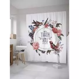 Шторка-занавеска для ванной JOYARTY