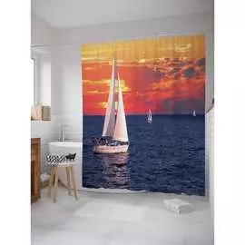 Шторка-занавеска для ванной JOYARTY