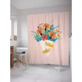 Шторка-занавеска для ванной JOYARTY