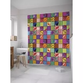 Шторка-занавеска для ванной JOYARTY