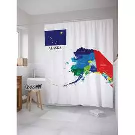 Шторка-занавеска для ванной JOYARTY