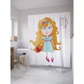 Шторка-занавеска для ванной JOYARTY