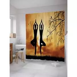 Шторка-занавеска для ванной JOYARTY