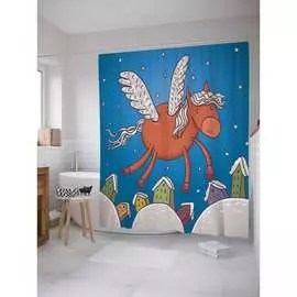 Шторка-занавеска для ванной JOYARTY