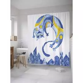 Шторка-занавеска для ванной JOYARTY