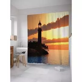 Шторка-занавеска для ванной JOYARTY