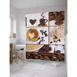 Шторка-занавеска для ванной JOYARTY