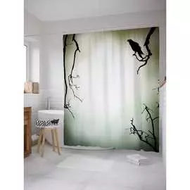 Шторка-занавеска для ванной JOYARTY