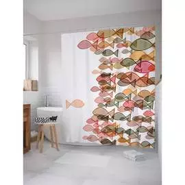 Шторка-занавеска для ванной JOYARTY