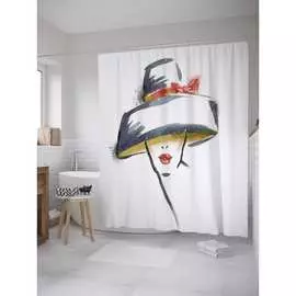 Шторка-занавеска для ванной JOYARTY