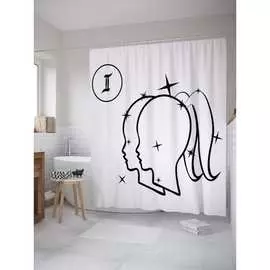 Шторка-занавеска для ванной JOYARTY