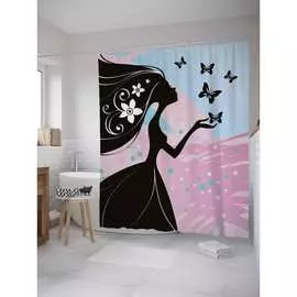 Шторка-занавеска для ванной JOYARTY