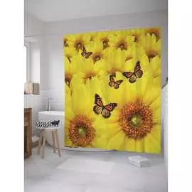 Шторка-занавеска для ванной JOYARTY