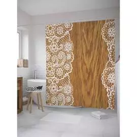 Шторка-занавеска для ванной JOYARTY