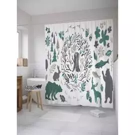 Шторка-занавеска для ванной JOYARTY