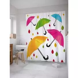 Шторка-занавеска для ванной JOYARTY