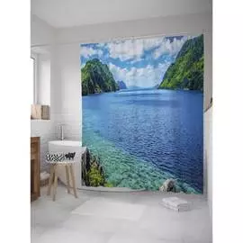 Шторка-занавеска для ванной JOYARTY