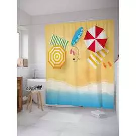 Шторка-занавеска для ванной JOYARTY