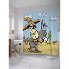 Шторка-занавеска для ванной JOYARTY