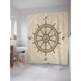 Шторка-занавеска для ванной JOYARTY