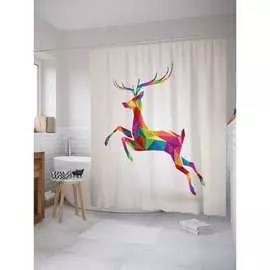 Шторка-занавеска для ванной JOYARTY