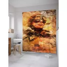 Шторка-занавеска для ванной JOYARTY