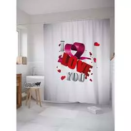 Шторка-занавеска для ванной JOYARTY