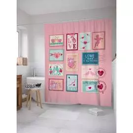 Шторка-занавеска для ванной JOYARTY