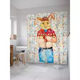 Шторка-занавеска для ванной JOYARTY