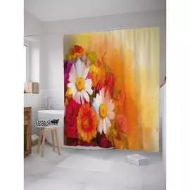 Шторка-занавеска для ванной JOYARTY