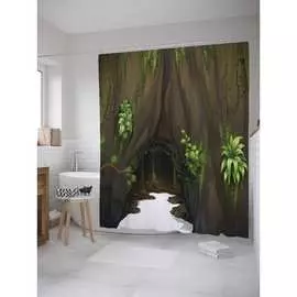 Шторка-занавеска для ванной JOYARTY