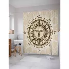 Шторка-занавеска для ванной JOYARTY