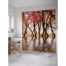 Шторка-занавеска для ванной JOYARTY