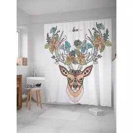 Шторка-занавеска для ванной JOYARTY