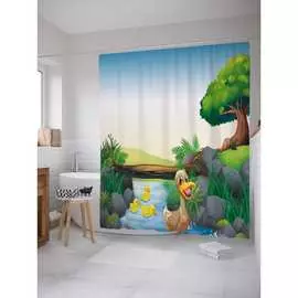 Шторка-занавеска для ванной JOYARTY