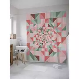 Шторка-занавеска для ванной JOYARTY